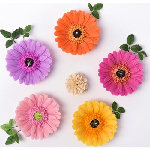 Korean Decor Simulation Flower Candle Gerbera Scented Candle Anniversary Wedding Souvenir Scented Candle Birthday New Year Gifts
