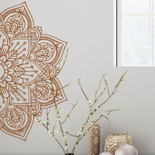 Flower Wall Stickers for Living Room Bedroom Wallpaper Decorations Self-adhesive Waterproof Flower Kitchen DIY PVC Decoration