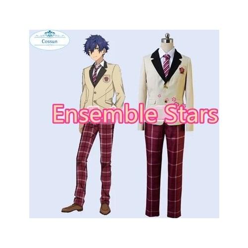 [Customize]Anime! Ensemble Stars New Team ES EVE Figure Sazanami Jun School Uniforms Cosplay Costume Free Shipping