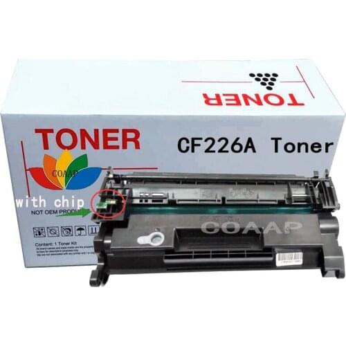 Compatible CF226A 26A 226A NEW black toner cartridge ( WITH CHIP ) For HP LaserJet Pro M402n M402D M402DN M426DW M426FDW