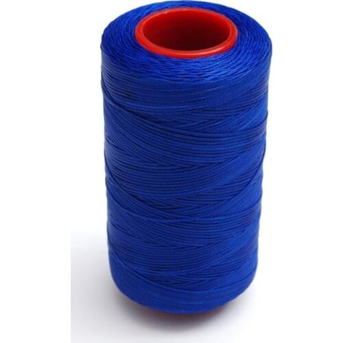 Deep Blue 250 Meter 1mm Flat Waxed Wax Thread Cord Sewing Craft for DIY Leather Hand Stitching 2