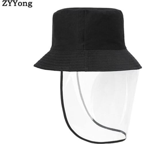 High Quality Protective Bucket Hat Unisex Anti-wind Dust Anti-fog Men Enclosing Anti-dust Caps Outdoor Sunbonnet Fisherman PUHat