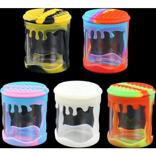 100ml small glass candle jars with lid and portable containers with lids glass containers for storage