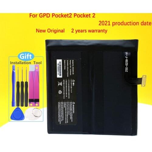 100% NEW Original Battery For GPD Pocket 2 /WIN 1 / WIN MAX /WIN 2 /MicroPC Handheld Gaming Laptop GamePad tablet
