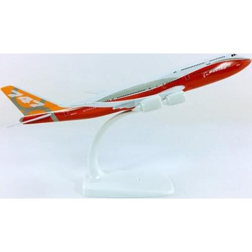 20cm 1/400 scale Collecting out of print airplane model toys B747-8 aircraft diecast plastic alloy plane with basedisplay