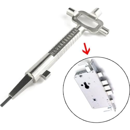 19cm/ 7.5inches Sliver Locksmith Tool Multi Purpose Practical Ideal Cylinder Gauge Cam Turner Spindle Turner