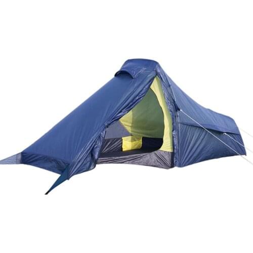 300*120*105CM Ultra-Light Single Person Tent Aluminum Alloy Pole Double Layer Rainstorm-Proof Anti-UV Anti-Tear Camping Tent