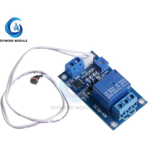 DC 5V/12V Relay Module 10A Light Automatic Control Switch Photoresistor Delay Relay Board For Home/Street/Garden