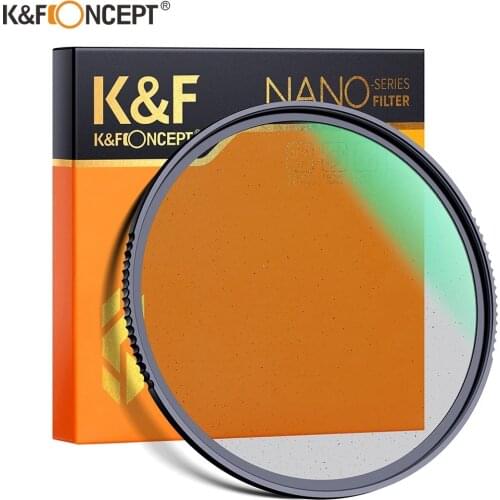 K&F Concept Black Mist 1/4 1/8 Lens Filter Special Effects Scratch Resistant Green Coated 49mm 52mm 58mm 62mm 67mm 77mm 82mm