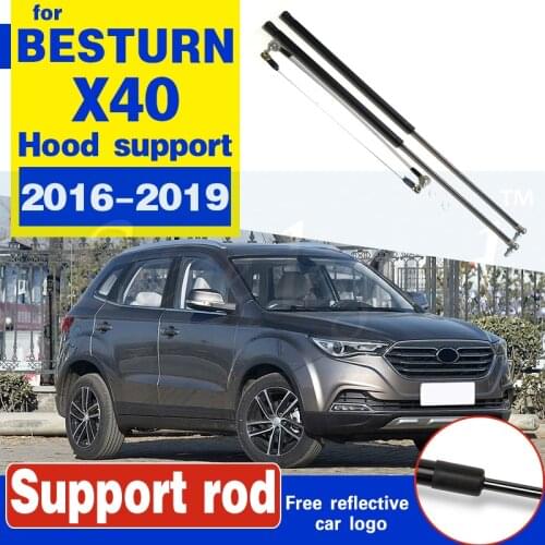 Car Front Bonnet Hood Modify Gas Struts Lift Support Shock Damper Bars For FAW BESTURN X40 2016-2019 support rod holder bracket