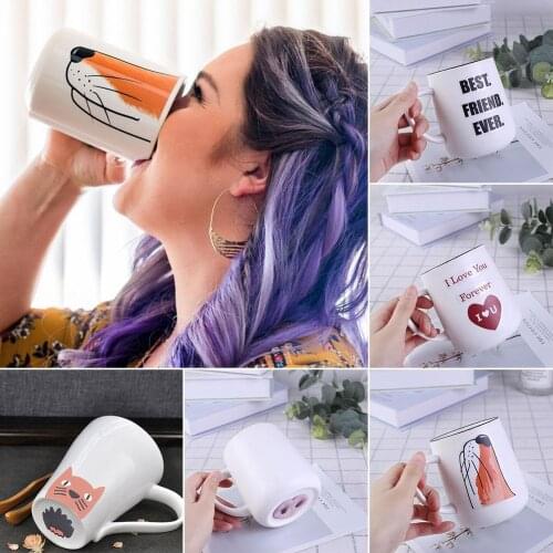 HOT 5Pcs Funny Pig Nose Cat Best Friend Love Bag Cup Sticker Fridge Decal Mug Decor stickers bedroom wall sticker walls decor