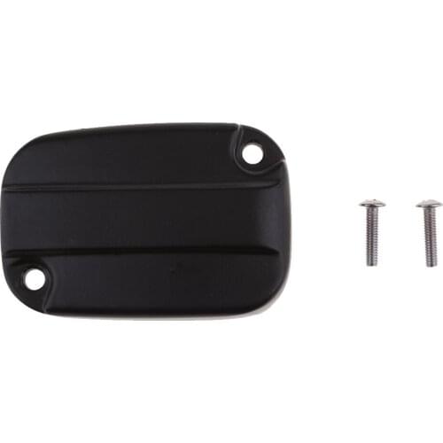 Motorcycle Front Brake Fluid Reservoir Cover for Harley 2007-2012 (Black)