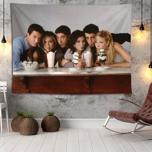 Friends TV Show Wall Hanging Tapestry Home Party Decorative Tapestries Photo Background Cloth Table Cloth Wall Tapestry