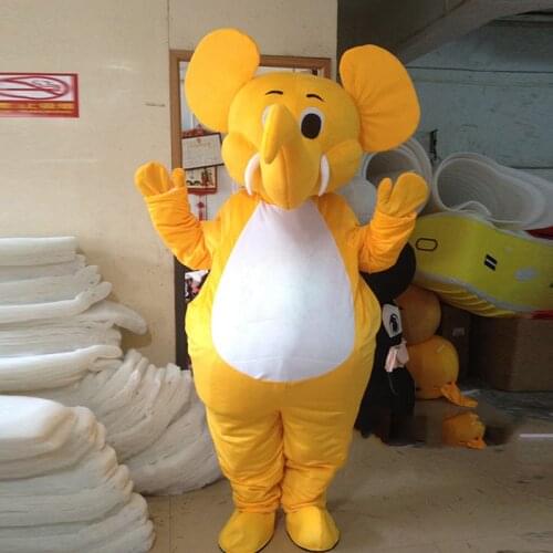 Professional New Elephant Mascot Costume Animal Theme Cartoon Character Mascot Cosplay Suit Can Be Customized