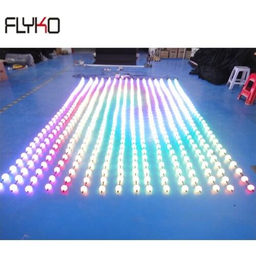 Professional Light Free shipping balls drive 3D dmx pixel ball for christmas party
