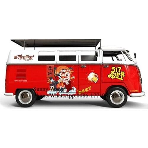 Can customized electric trucks food cart food kiosk food trailer mobile for European market