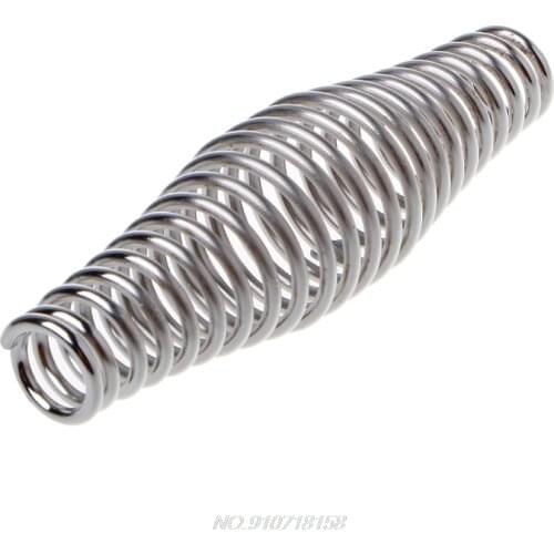 BBQ Stainless Steel Handle Spring Wood Furnace Stove Smoker Elastic Steel Roll N17 20 Dropshipping