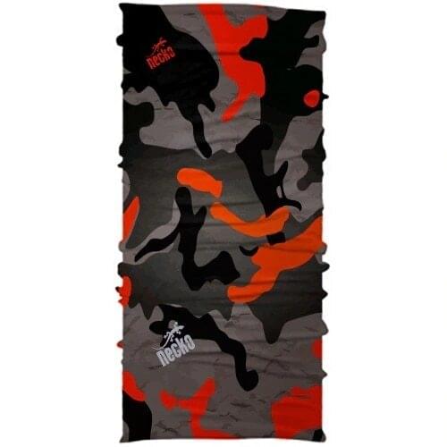 Necko Red Camouflage Buff Bandana Face Mask-DC0077 444946257