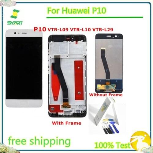 Original LCD Screen Touch Screen For Huawei P10 LCD Display Touch Digitizer Assembly For Huawei P10 VTR-L09 VTR-L10 VTR-L29
