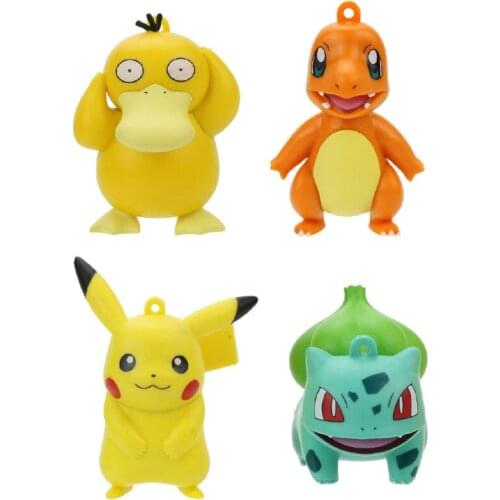 TAKARA TOMY POKEMON anime figures styles Pikachu COS Dragon Ball Goku Pedal Somersault Cloud Model Handmade Toy Decoration