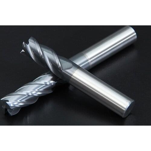 HRC50 1 2 3 4 5 6 8 10 Carbide end mill Milling cutting Tools Alloy Tungsten Steel Milling Cutter EndMills CNC machine end mills