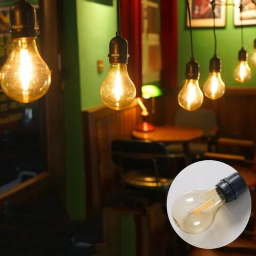 Outdoor A60 Globe String Lights with 2W Bulbs 10/20LED Street Garland Light Backyard Patio Hanging Garland Light For Wedding