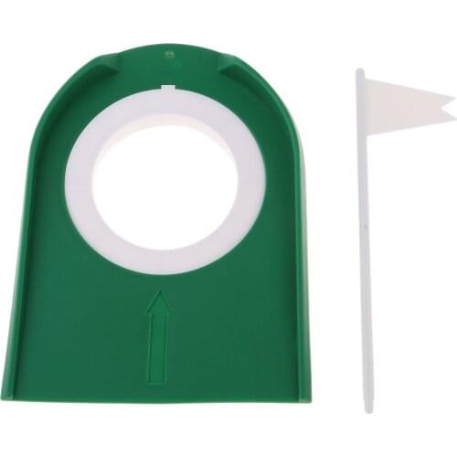 Golf Putting Green Cup Hole Flag Training Aids-Great Golfer Gift Portable