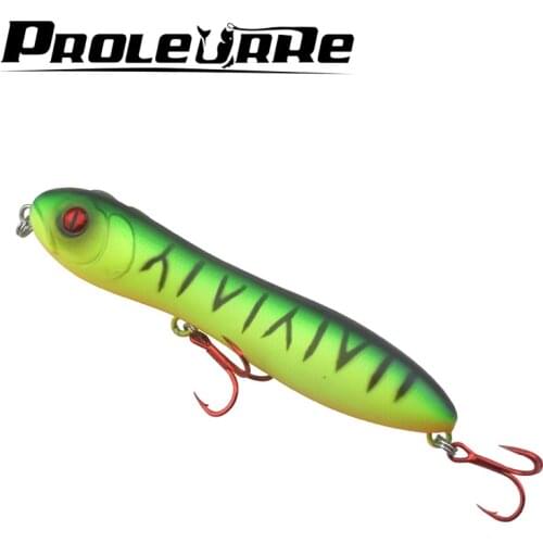 1Pcs Pencil Floating Fishing Lure 100mm 15g Snake Head Bait Tackle Artificial Plastic Hard bait Crankbait Sea Bass Wobblers