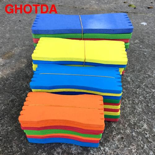 10Pcs/lot EVA Foam Fishing Line Plate Fishing Winding Line Board Fishing Tackle 8/10/12/14/17CM