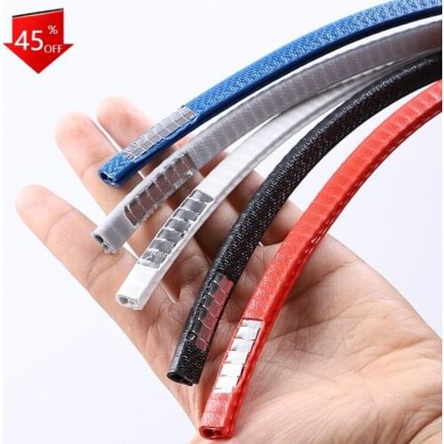 2/3M Car Door Edge Scratch Protector Strip Guard Trim Auto Door Anti Collision Strip with Steel Car-styling Car Decoration