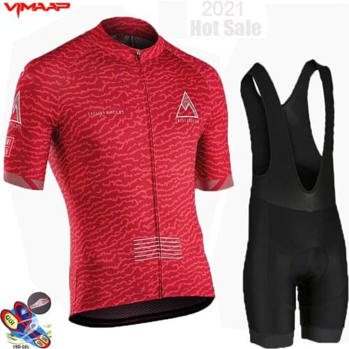 2021 Summer Pro Team Cycling Jersey Set Breathable Mountain Bike Clothes MTB Bicycle Cycling Uniform Road Bike Racing Sportswear