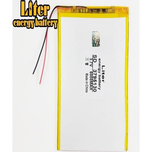 3.7 V tablet battery 6000 mah each brand tablet universal rechargeable lithium batteries3795130