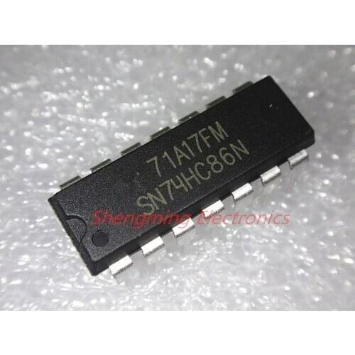 50PCS 74HC86N SN74HC86N DIP-14 IC