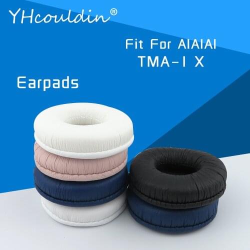 Earpads For AIAIAI TMA1 TMA-1 X Headphone Accessaries Replacement Ear Cushions Wrinkled Leather Material