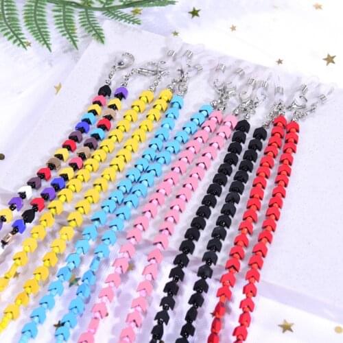 Color Arrow Bead Sunglasses Glasses Chain For Womens Strap Hang Spectacle Cord Holder Lanyards Luxury Fashion Metal 2021 New