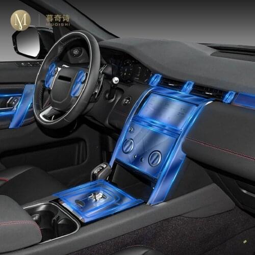 For Land Range Discovery Campaign 2020 2021car Interior Center console Invisible car suit TPU protective film Anti-scratch Refit