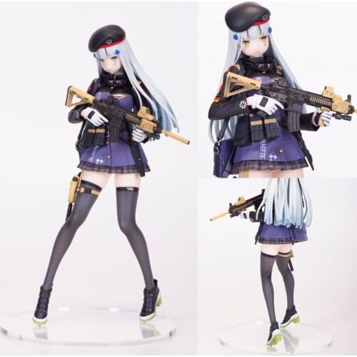 1/6 Girls Frontline HK416 Unpainted Resin Figure Unassambled GK white Model Toy 25.5cm