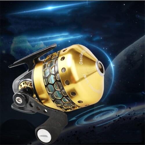 3.6: 1 Speed Ratio Durable Spincast Fishing Reel Bow Slingshot Catapult Shooting Fishing Stainless Steel Material Reel Wheel