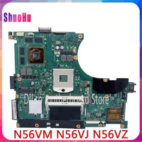 KEFU N56VM For ASUS N56VM N56V N56VV N56VZ N56VB N56 Mainboard GT650/GT630/GT635 video memory support I7 original Test 100% work