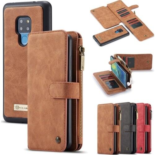Leather Flip Leather Case For Huawei Mate 20 Pro With Wallet Protect Fundas Multi Cards Holder Cover For Huawei P30 P20 Pro