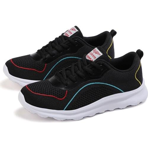 Running Shoes for Women Breathable Durable Non-slip Flat Shoes Walking Sport Sneakers Fashion Casual Shoes Plus Size Lady