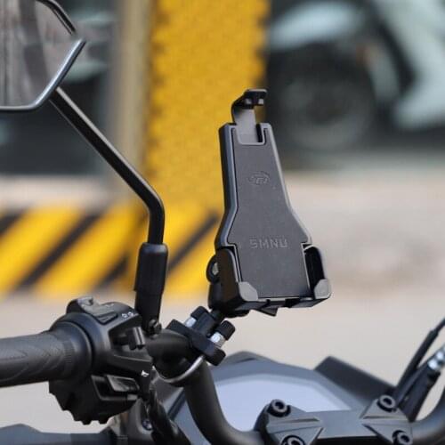 Motorcycle Mount Cell Phone Holder Handle Bar Rail Mount Mobile Phone Grip Holder Bracket Stand for iPhone XS, XR,Galaxy S9 etc