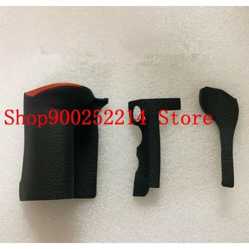 A Set of 3PCS New original Bady rubber (Grip+left side+thumb) repair parts For Nikon D500 SLR