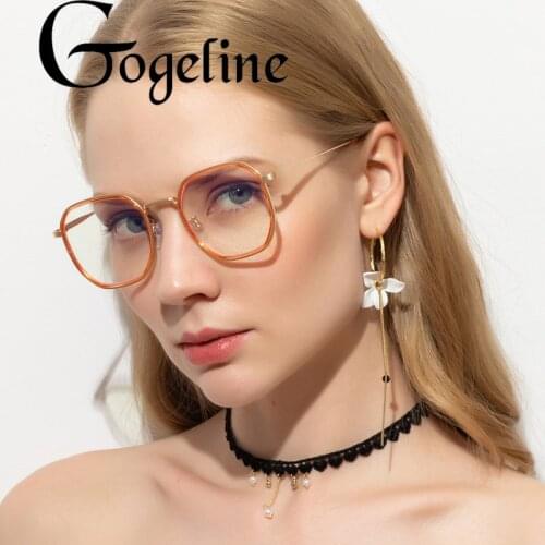 Retro small square sunglasses for women men 2020 Vintage Anti blue light glasses frame Metal Frame UV400 Mirror Lens