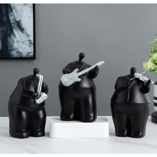 Modern Creative Musician Sculpture figure Resin Model Nordic Home decor Living Room Decoration Sculpture Modern Art Gift