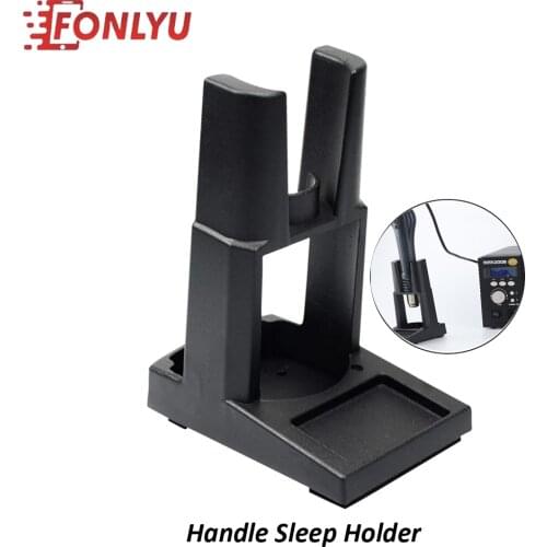 Heat Gun Hot Air Soldering Rework Station Handle Frame Bracket Wind Gun Handle Sleep Seat For Quick 2008 858 868 Repair Tool Kit