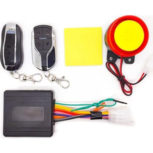 Vibration Alarm For Motorcycle Lock Remote Control Engine Start Security Siren System Anti-Theft Warning With Sound Horns