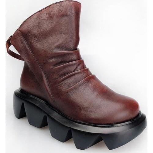 Women add flocking boots winter fashion leather girl short boots ms Martin boots to keep warm leather boots # 39 girls