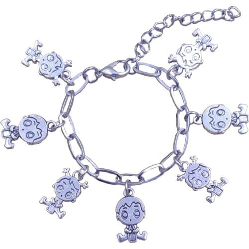 12 Styles Handmade Stainless Steel Cute Charm Boy Girl Angel Chain Bracelets Men Women Female Mothers Day Gift AY032-43