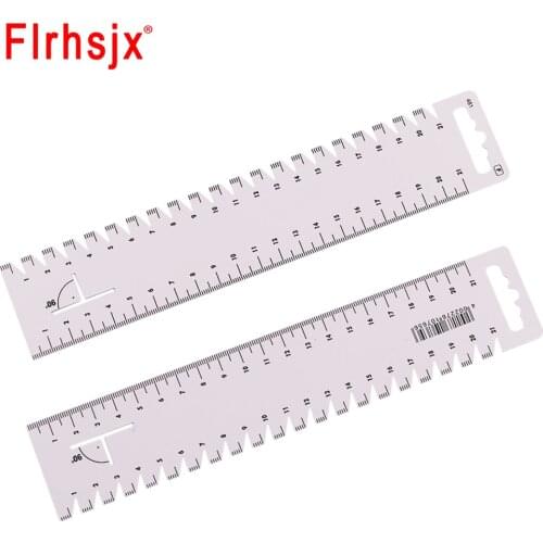 1 Piece 21cm Ultrathin Sewing Patchwork Ruler Soft Quilting Measuring Gauge PVC Sewing Ruler Tailor DIY Crafts Tools for Sew